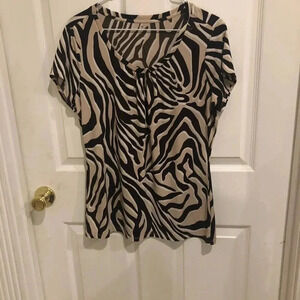 Worthington zebra top